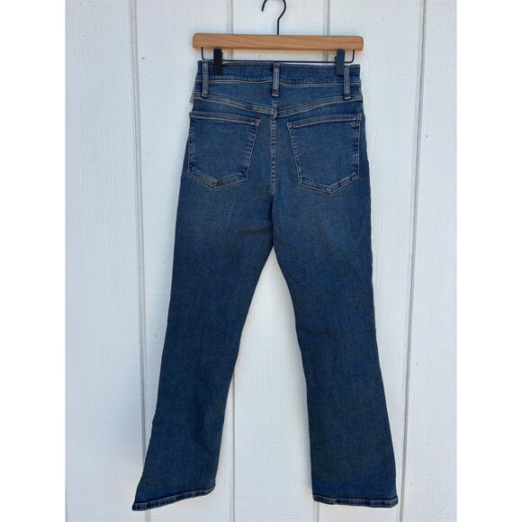 NWT Madewell Women's Mid-Rise Kick Out Blue Jeans, Size 27 (4) - Picture 3 of 6